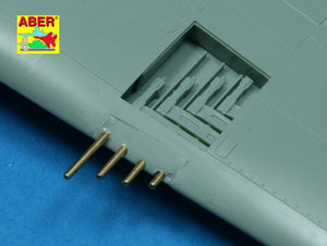 Aber A48 109 Set of 8 turned cal .50 (12,7mm) U.S. Browning M2 barrels for P-47 Thunderbolt 1/48 – Bild 3