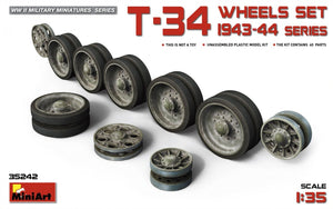 MiniArt 35242 T-34 Wheels set. 1943-44 series 1/35