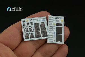 Quinta Studio QD48388 F-16A MLU 3D-Printed &amp;amp; coloured Interior on decal paper (Kinetic) 1/48 – immagine 4