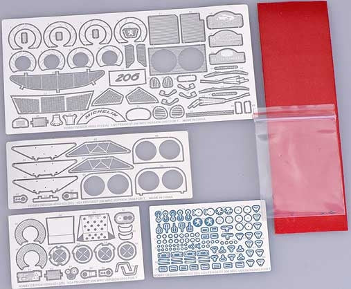 Hobby Design HD02-0312 Peugeot 206 WRC 03 Detail-UP Set (for Tamiya) 1/24 – imagen 2