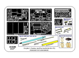 Aber 35K02T Pz.Kpfw. V Ausf.D and A (Sd.Kfz.171) Panther for Takom 1/35 – Bild 4