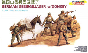 Dragon 6078 German Gebirgsjaeger w.Donkey 1/35