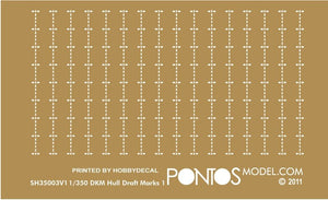 Pontos 35012WD1 DKM Scharnhorst Wooden Deck set Type 1 1/350 – immagine 3