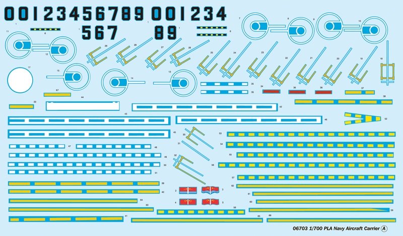 Trumpeter 06703 PLA Navy Aircraft Carrier 1/700 – immagine 3