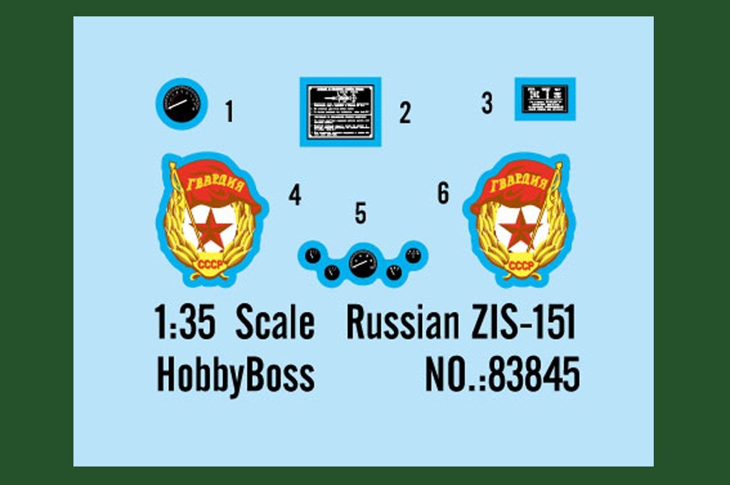 Hobby Boss 83845 Russian ZIS-151 1/35 – immagine 10