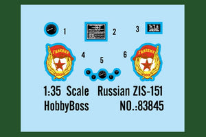 Hobby Boss 83845 Russian ZIS-151 1/35 – immagine 10