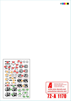 Star Decals 72-A1170 US 6th Armored Division 4. The Super-Sixth in Europe 1944-45. Special Tanks 1/72 – image 2