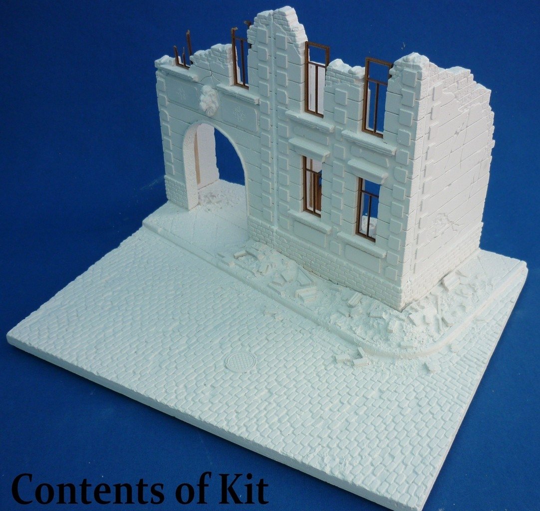 RT-Diorama 35222 Diorama-Base: &amp;quot;Bombed out Street&amp;quot; 1/35 – zdjęcie 2
