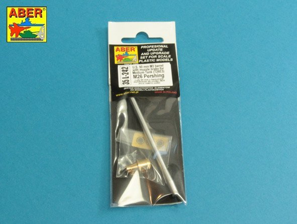 Aber 35L-242 90mm M3 lufa z hamulcem do T26E3 1/35 – immagine 5