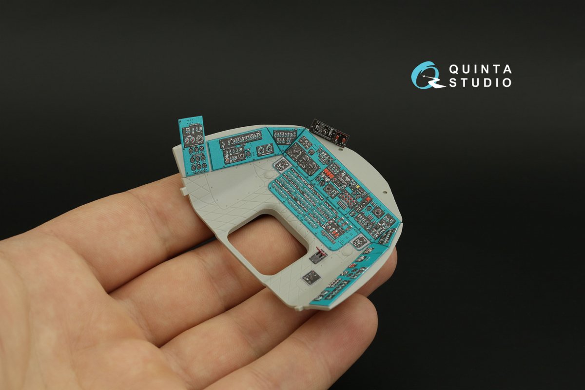 Intérieur imprimé en 3D et coloré sur papier décalcomanie Quinta Studio QD35065 Mi-8MT (Trumpeter) 1/35 – image 9