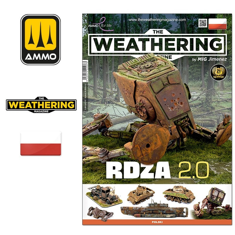 Ammo of Mig 4537PL THE WEATHERING MAGAZINE 38 - Rust 2.0 (Polish)