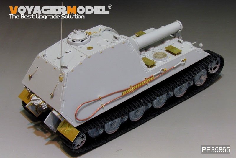 Mortier automoteur lourd allemand BAR 305 mm de la Seconde Guerre mondiale, modèle Voyager PE35865, pour maquette TRUMPETRER au 1/35 – image 3