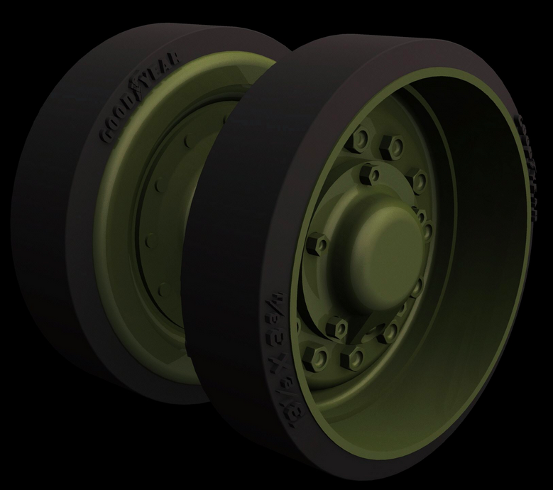 Panzer Art RE35-651 M4 “Sherman” HVSS Idler wheels 1/35 – immagine 3