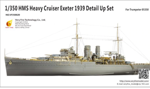Kit de détail Very Fire VF350020 HMS Heavy Cruiser Exeter 1939 pour maquette Trumpeter 05350 au 1/350