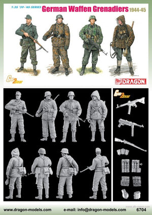 Dragon 6704 German Waffen Grenadiers 1944-45 1/35 – zdjęcie 2