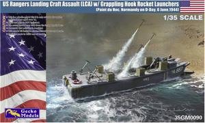 Gecko Models 35GM0090 Rangers Landing Craft Assault (LCA) w/Grappling Hook Rocket Launchers 1/35