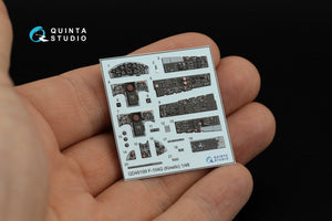 Quinta Studio QD48199 F-104G 3D-Printed &amp;amp; coloured Interior on decal paper (Kinetic) 1/48 – immagine 5