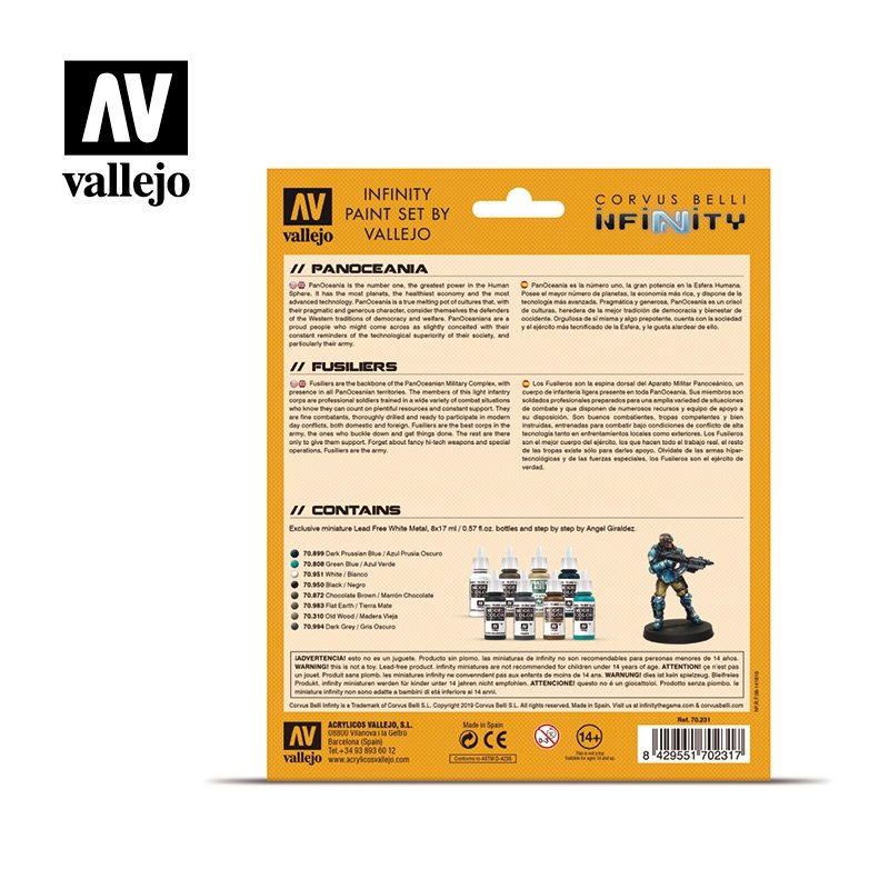 Vallejo 70231 Panoceania Set 8x17ml – immagine 2