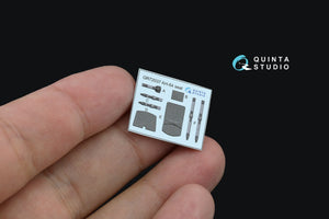 Quinta Studio QD+72152 AH-64D early 3D-Printed coloured Interior on decal paper (Academy)(with 3D-printed resin part) 1/72 – immagine 7