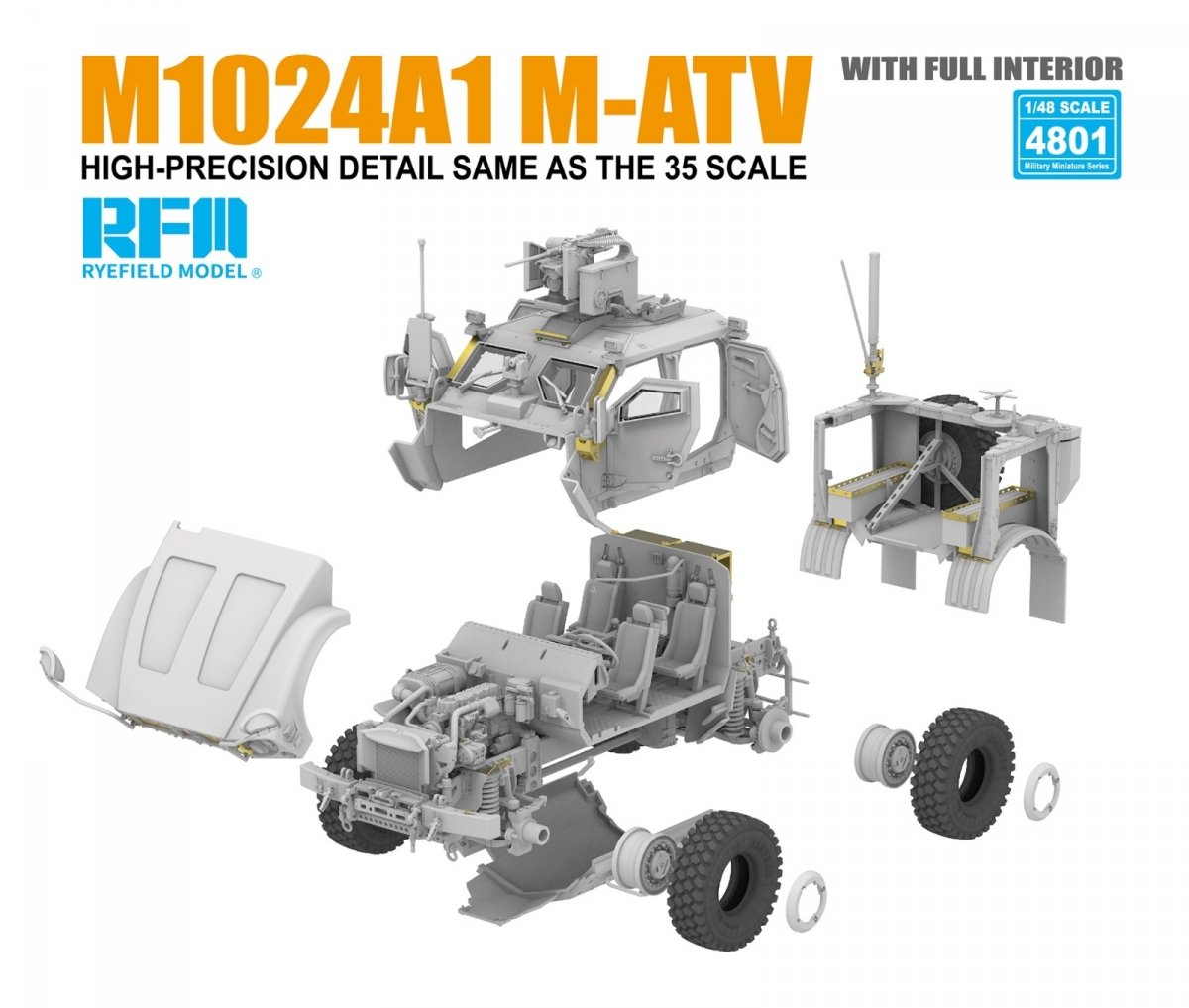 Rye Field Model 4801 M1024A1 M-ATV 1/48 – zdjęcie 4