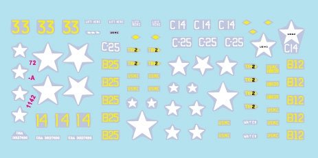 Star Decals 72-A1142 Korean War 1950-53 # 3. USMC Tanks. Patton. 1/72 – immagine 3