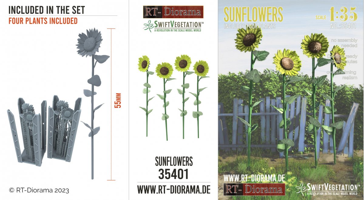 RT-Diorama 35401 Sunflowers 1/35 – image 2