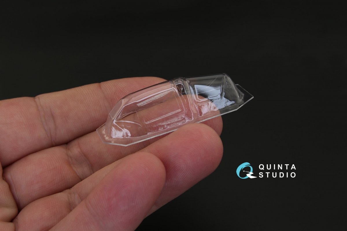 Quinta Studio QC48015 La-9/11 vacuformed clear canopy (for ARK kit) 1/48 – Bild 5