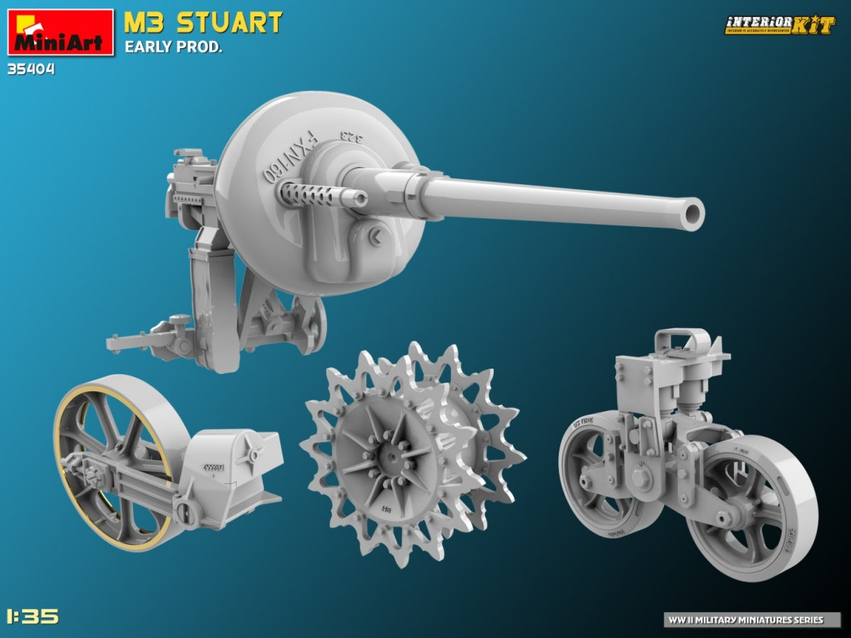 MiniArt 35404 M3 STUART EARLY PROD. INTERIOR KIT 1/35 – Bild 13