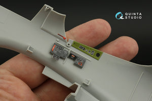 Quinta Studio QD32144 P-51D Mustang 3D-Printed &amp;amp; coloured Interior on decal paper (Trumpeter) 1/32 – immagine 9