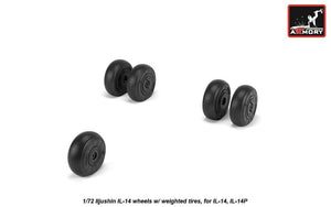 Armory Models AW72059 Iljushin IL-14 Crate wheels w/ weighted tires 1/72 – immagine 4