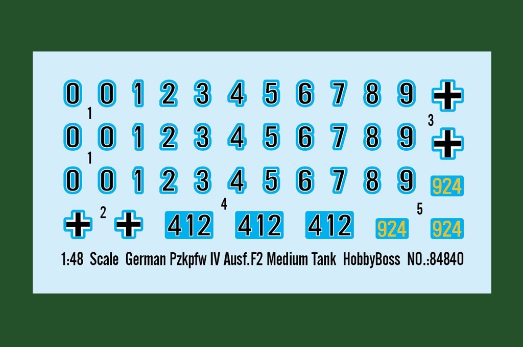 Hobby Boss 84840 German Pzkpfw IV Ausf.F2 Medium Tank 1/48 – immagine 3