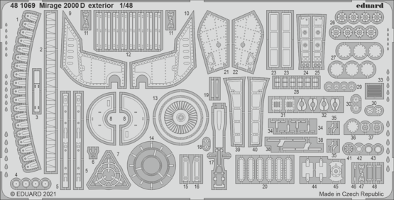 Eduard BIG49310 Mirage 2000D KINETIC MODEL 1/48 – image 3