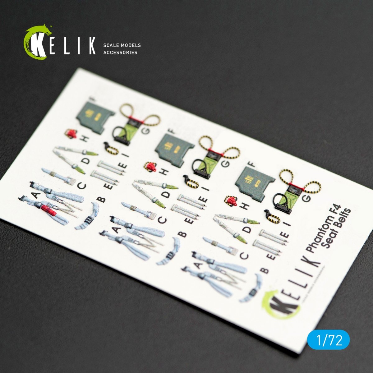 KELIK K72006 F-4J &amp;quot;PHANTOM II&amp;quot; INTERIOR 3D DECALS FOR FINEMOLDS KIT 1/72 – zdjęcie 6