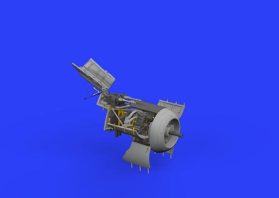 Eduard 648440 Fw 190A-8/ R2 engine &amp;amp; fuselage guns 1/48 EDUARD – immagine 3