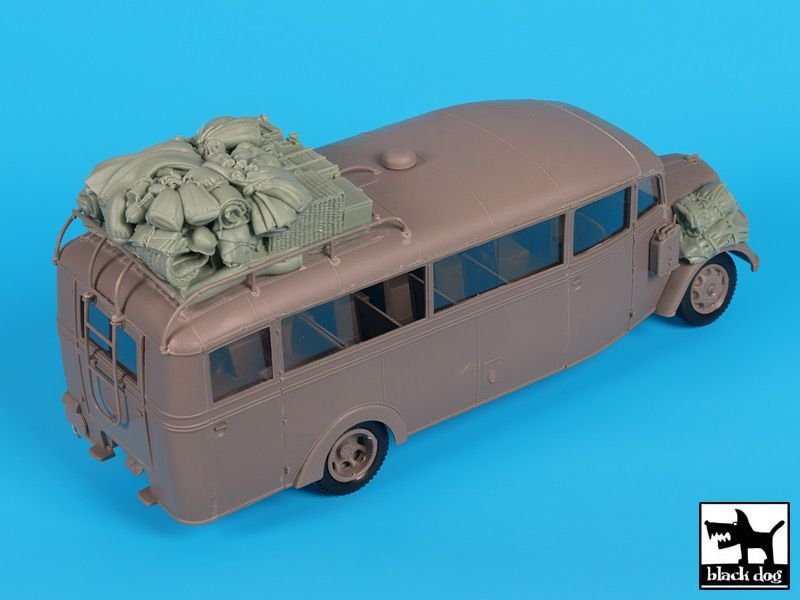Ensemble d&amp;#39;accessoires Black Dog T35171 Opel Blitz 3.6-47 Omnibus 1/35 – image 4