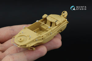 Quinta Studio QD+48553 Schwimmwagen type 166 3D-Printed &amp;amp; coloured Interior on decal paper (Tamiya) (with 3D-printed resin parts) 1/48 – immagine 11