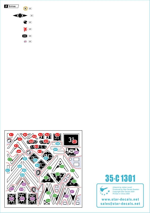 Star Decals 35-C1301 Desert Storm 1 1/35 – Bild 2