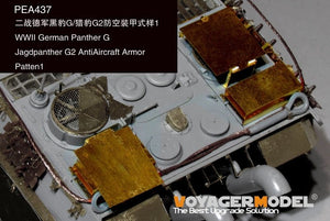 Maquette Voyager PEA437 Cheval blindé antiaérien allemand Panther G/Jagdpanther G2 de la Seconde Guerre mondiale (GP) 1/35 – image 3