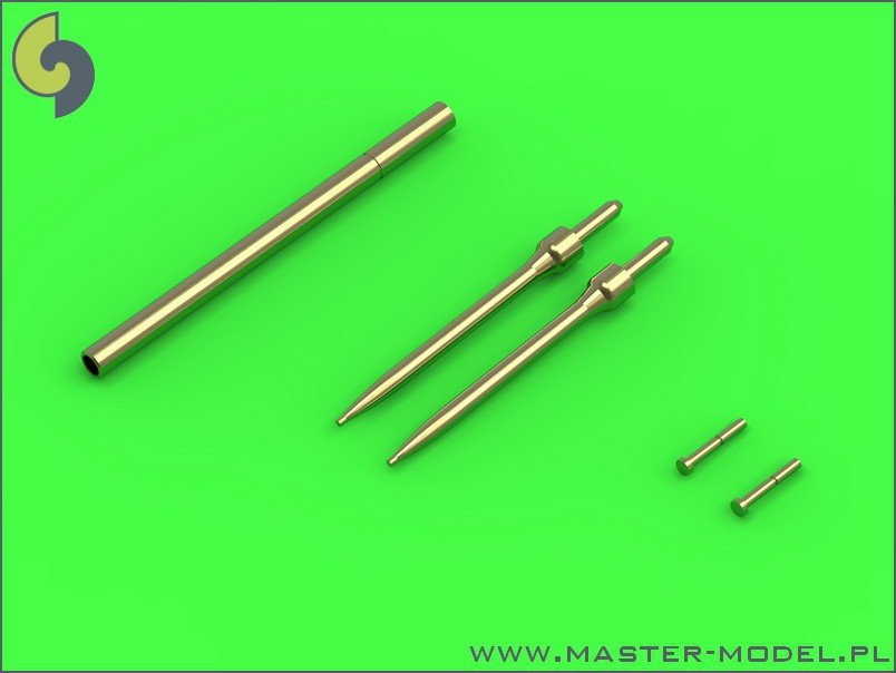 Master AM-48-117 TS-11 Iskra - Pilot Tubes and 23mm gun barrel 1/48 – Bild 2