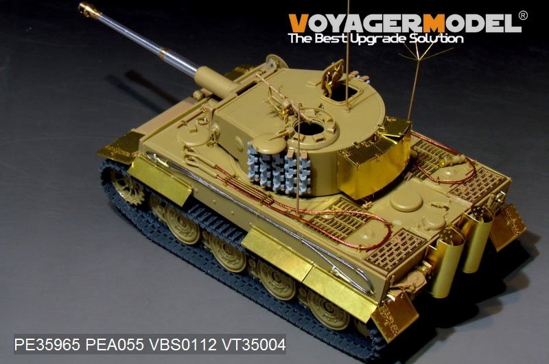 Maquette Voyager PE35965 Char Tiger I allemand de la Seconde Guerre mondiale, production tardive, pour RFM 5015, échelle 1/35  – image 6
