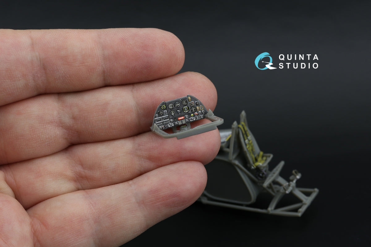 Quinta Studio QD+48583 Westland Lysander Mk.III 3D-Printed &amp;amp; coloured Interior on decal paper (Airfix) (with 3D-printed resin parts) 1/48 – immagine 8