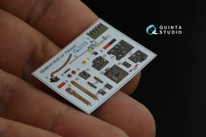 Quinta Studio QD48141 Ki-61-Id 3D-Printed &amp;amp; coloured Interior on decal paper (Tamiya) 1/48 – immagine 8