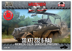First to Fight PL068 SD.KFZ 232 6-RAD Niemiecki Ciężki Samochód Pancerny 1/72 – imagen 2