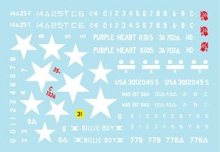Star Decals 35-C1324 US Armor Mix # 7. M4A3 (76) W Sherman 1/35 – Bild 2