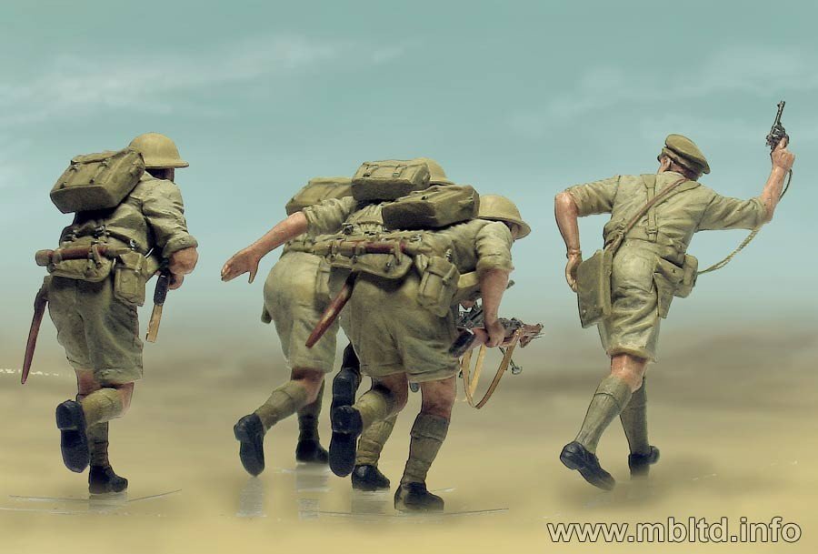 Master Box 3580 British Infantry in action (North Africa 1941-1943). Desert Battles. Kit 2 1/35 – Bild 4