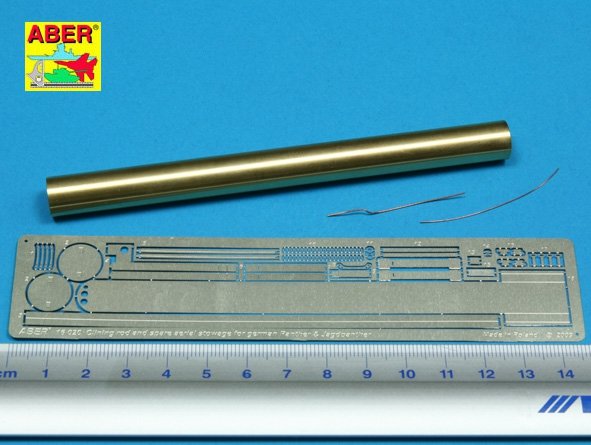 Aber 16020 Panther G/Jagdpanther Vol. 6 - Clean rod and spare aerial stowage 1/16 – immagine 2