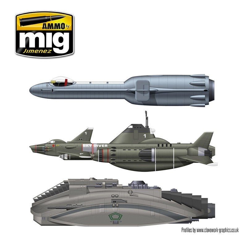 AMMO of Mig Jimenez 7131 SPACE FIGHTERS SCI-FI COLORS 6x17ml – immagine 3