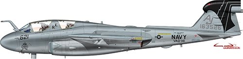 Italeri 2698 Grumman EA-6B Prowler 1/48 – imagen 4