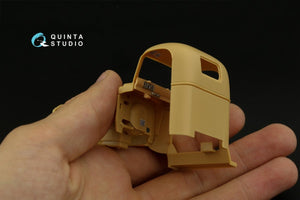 Quinta Studio QD35060 GMC CCKW 352 Cargo Truck 3D-Printed &amp;amp; coloured Interior on decal paper (HobbyBoss) 1/35 – immagine 6