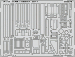 Eduard 36259 HEMTT exterior ITALERI 1/35 – zdjęcie 2